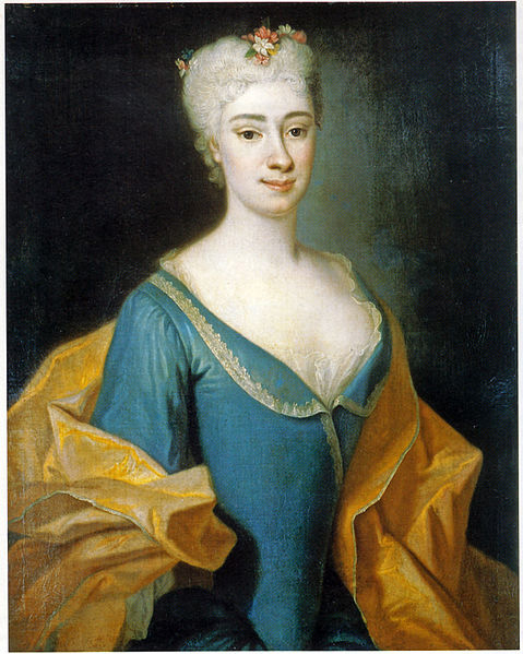 Moszinska. olgemalde von Louis de Silvestre.